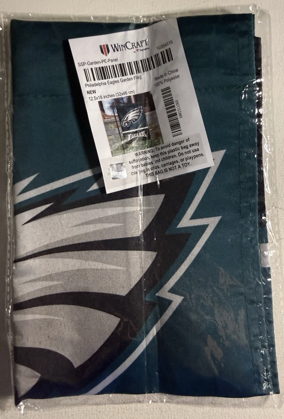 Philadelphia Eagles Double Sided Garden Flag-Size 12.5 x 18