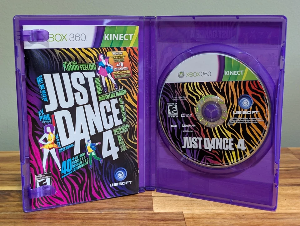 Just Dance 4 (Microsoft Xbox 360) ➡️CIB Complete  - Tested - Near Mint 📀! - Image 3 of 4