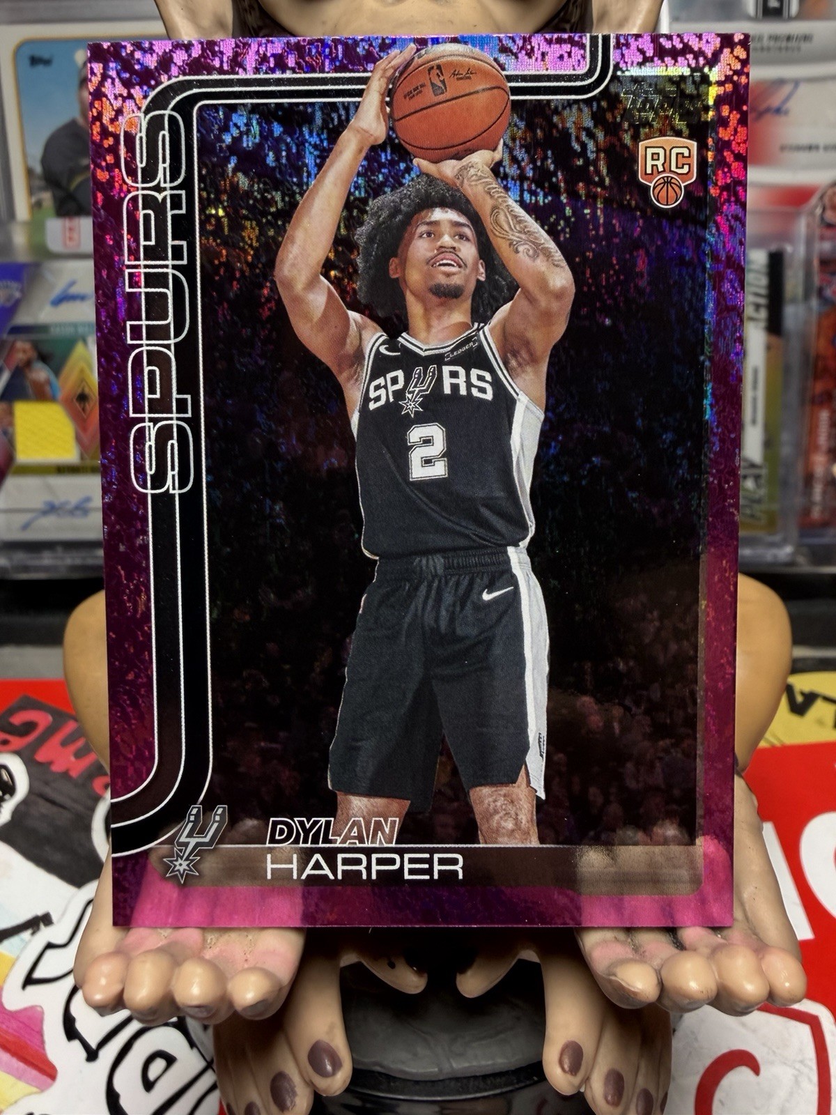 2025-26 Topps - Dylan Harper #202 Pink Holo Foil (RC)