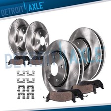 8pc Front Rear Disc Rotors Brake Pads for 2014-2017 Subaru XV Crosstrek Forester