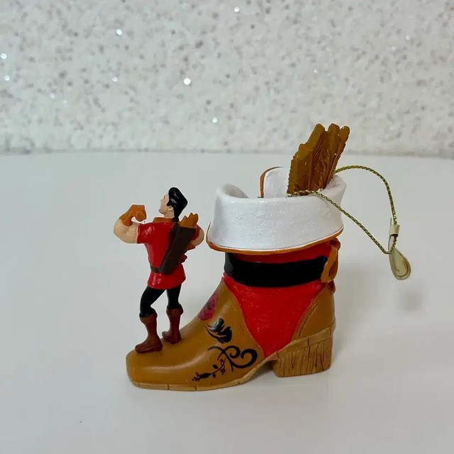 Rare Disney Beauty and the Beast Gaston Ornament Figure Unopened