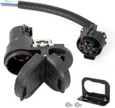 Towing Solutions Vehicle Wiring Kit, 7 Pin Trailer Towing Wiring Harness Connect