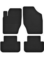 Wanneform Gummi Fußmatten Satz für CITROEN C4 I Schwarz