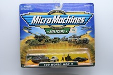 1999 Galoob Micro Machines Military Vehicles Military - World War II, 20 New