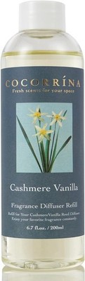 Cocorrína Reed Diffuser Refill - Cashmere Vanilla 6.7 oz. Scented Oil for Reed