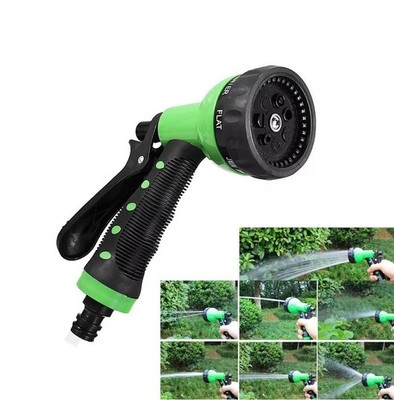 Gartenbrause Sprühpistole Sprühkopf 7-Modis Schnellanschluss für Gartenschlauch