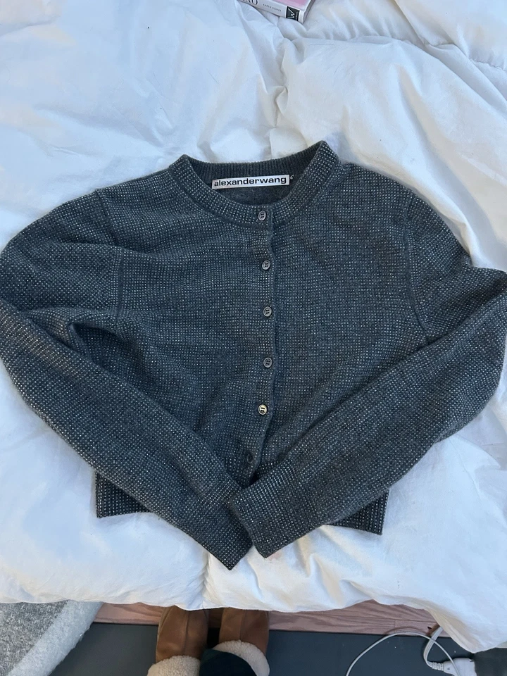 Alexander Wang сморщенный кардиган в шерсти совершенно новый - Изображение 2 из 4