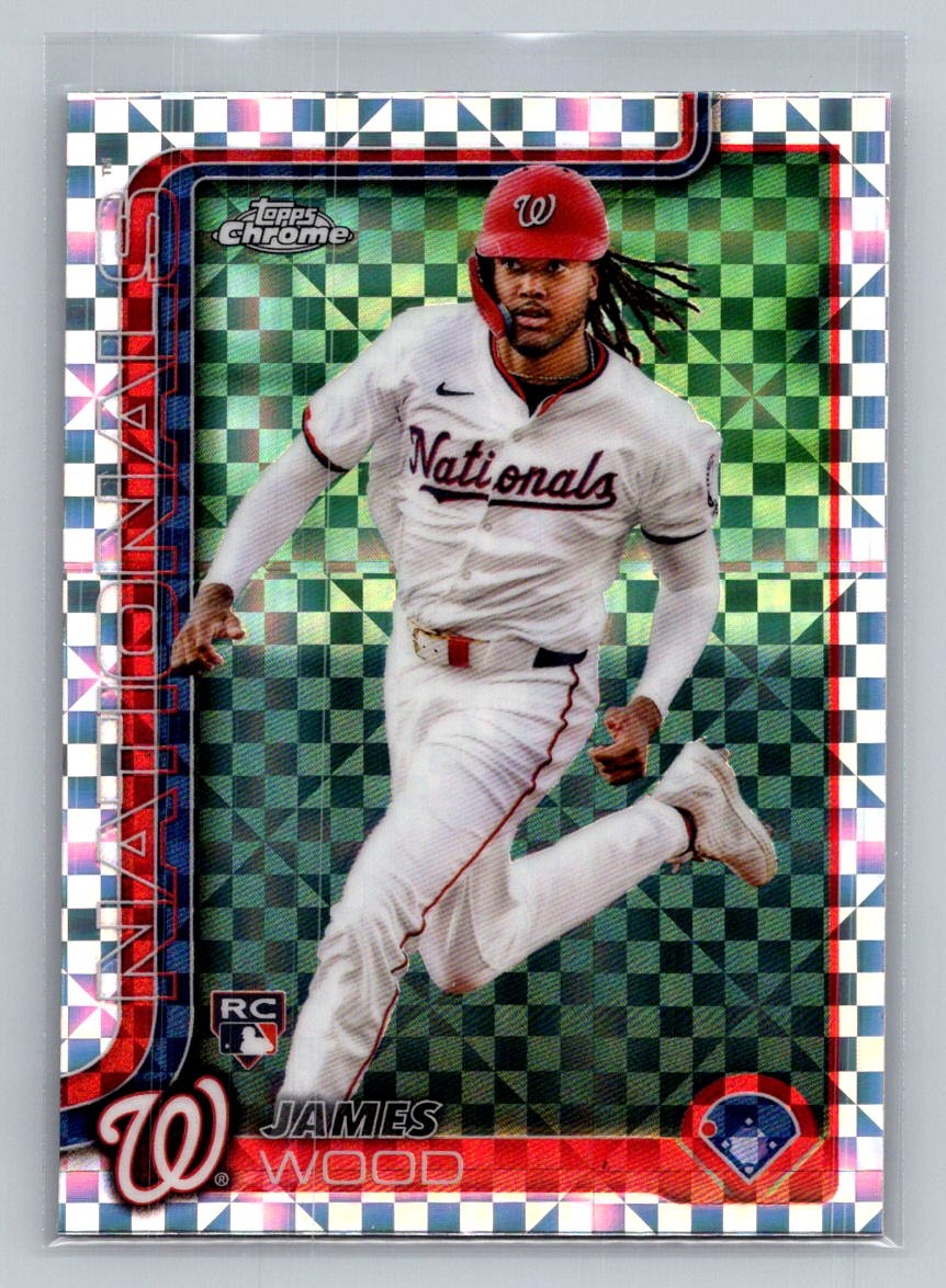 2025 Topps Chrome #132 James Wood X-Fractors
