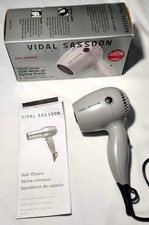 Secador de pelo de viaje profesional Vidal Sassoon VS513 1600 W doble voltaje en caja