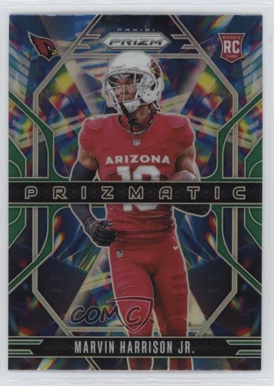 2024 Panini Prizm Prizmatic Green Prizm Marvin Harrison Jr #12 Rookie RC 15ik