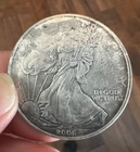 2006-W American Silver Eagle $1 Coin - 1 oz .999 Fine Silver - HEAVY TONING