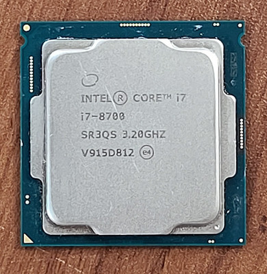 Intel Core i7-8700 Processor (3.2 GHz, 6 Cores, LGA 1151) - SR3QS