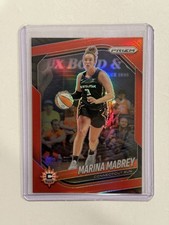 2025 Panini Prizm WNBA Marina Mabrey Red /299 Prizm SP Connecticut Sun 