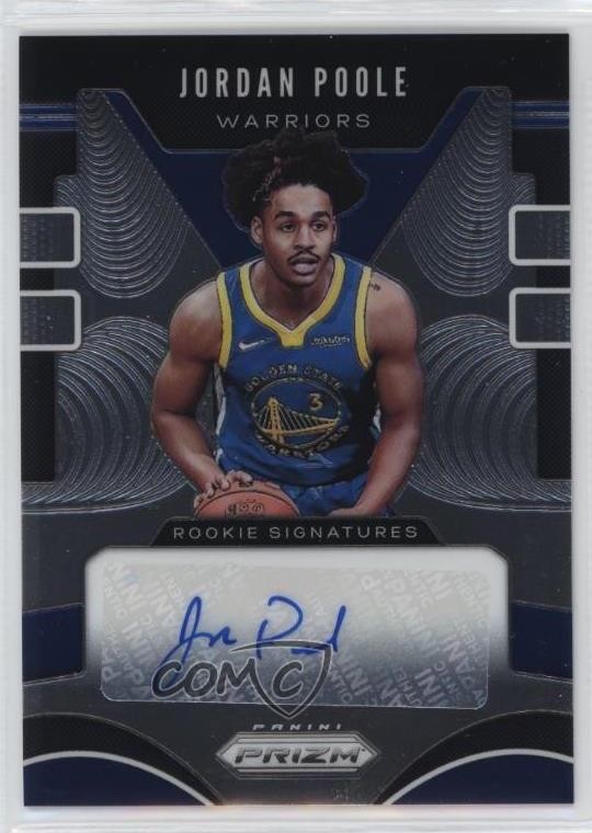 2019-20 Panini Prizm Rookie Signatures Jordan Poole #RS-JPL Auto RC zy6