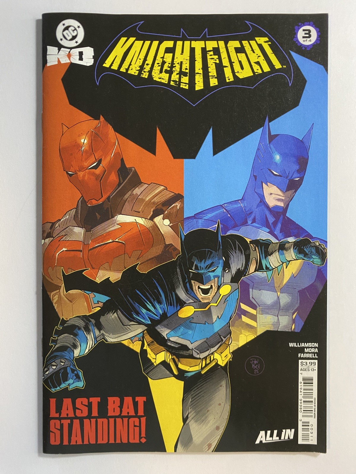DC K.O.: Knightfight #3 | NM- | 1ST Alfred Wayne (cameo) | Adult Damian Wayne DC