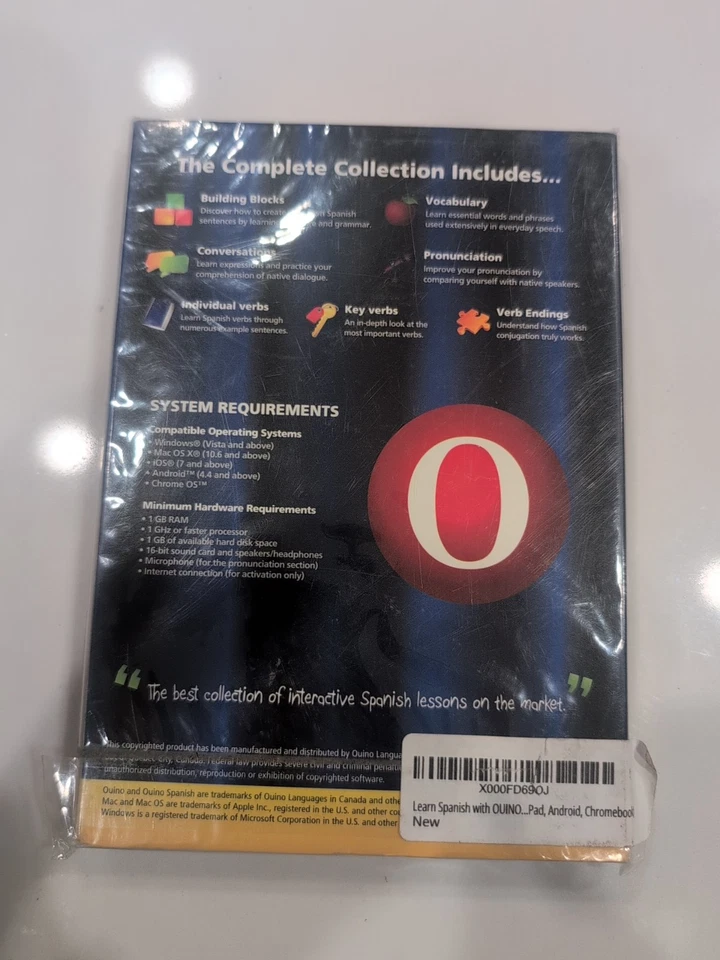 Ouino Spanish The Complete Collection - USB Install Learn Spanish NEW - Image 2 of 2