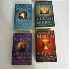 A Song of Ice and Fire 4 Book Set George R.R. Martin Game of Thrones Fantasy
