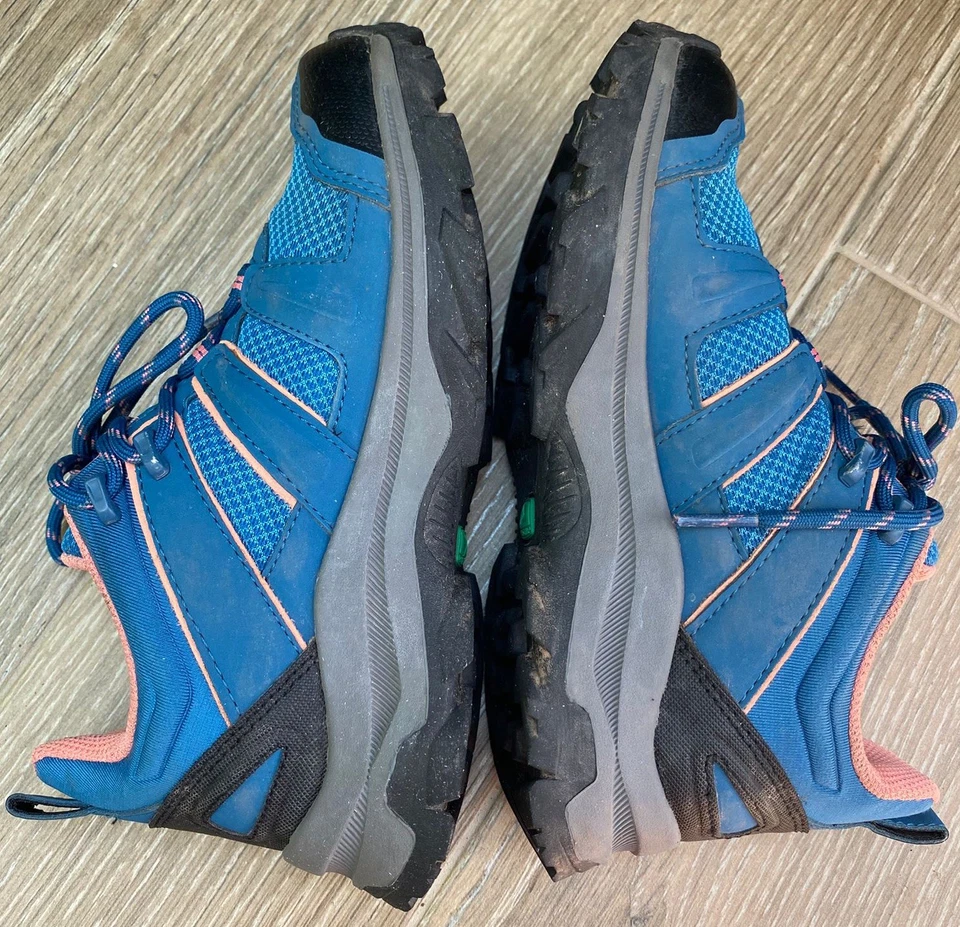 NUEVO Karrimor Pillar Niños Aire Libre Caminar Zapatos Verde azulado - Reino Unido 2 Unisex Foto 4 de 4