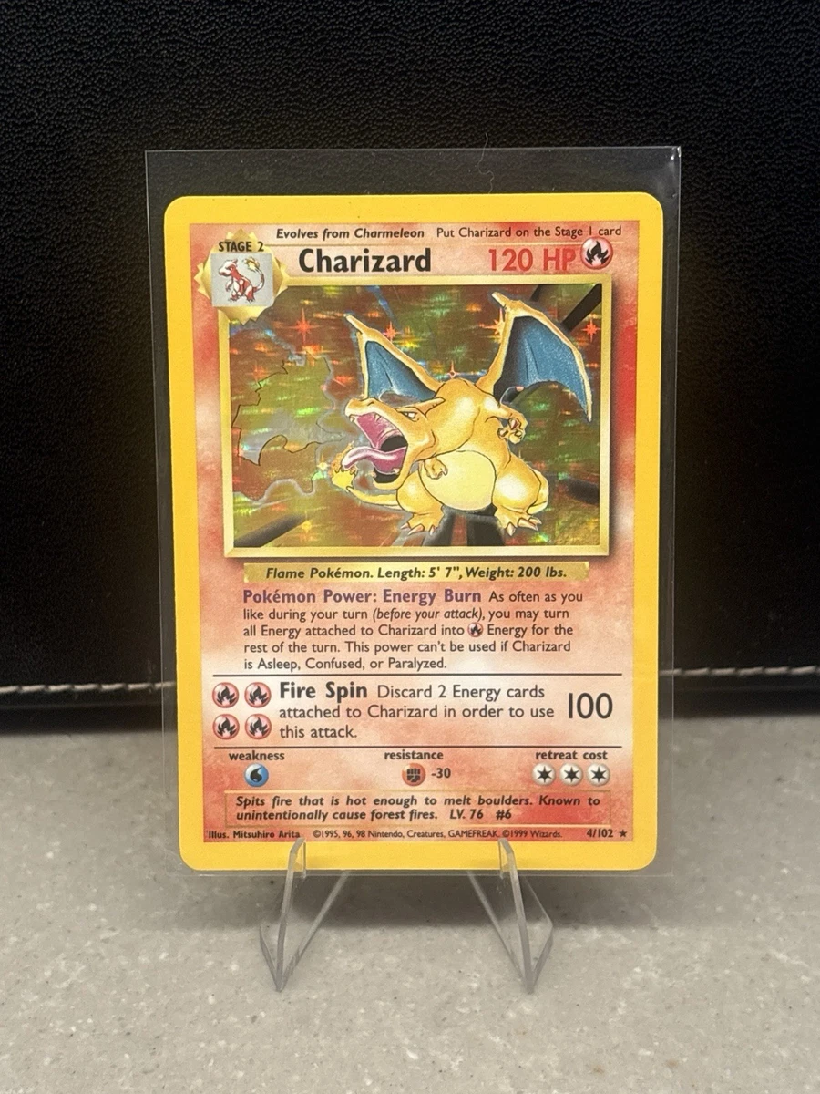 Pokémon Charizard Base Set Cards for sale - eBay