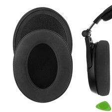 Geekria Velour Ear Pads for Sennheiser HD380 Pro Headphones Black 