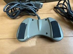 SEGA Saturn Console Gray Color & Controller with games Japan 0208