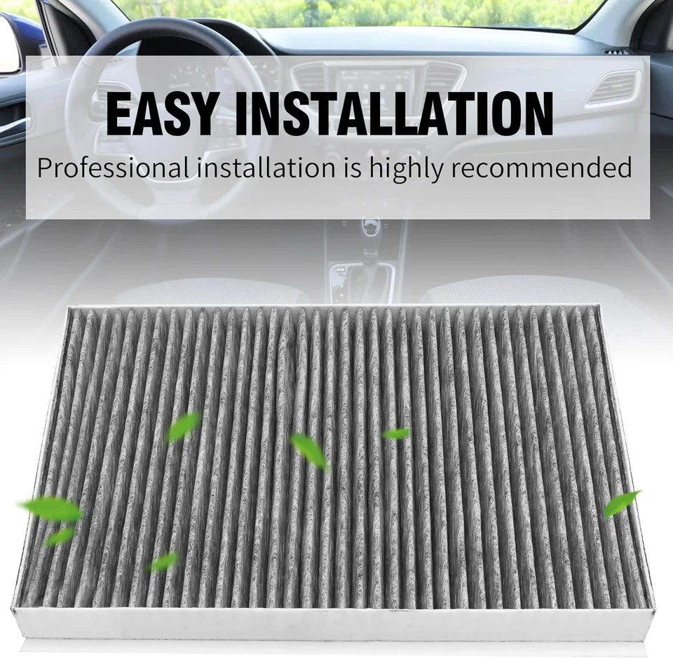 Filtro de ar de cabine para Dodge 2500 3500 V6 3.0L 07-09 Sprinter 2500 3500 2.1L 14-17 - Imagem 2 de 4