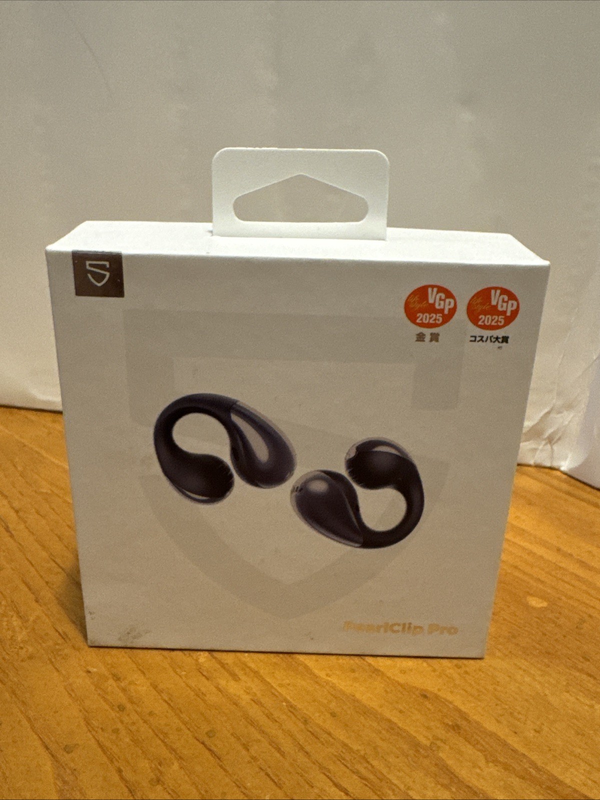 Black Earphones Clip On Ear Buds
