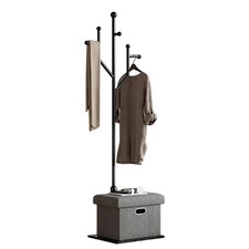 Modern Metal Coat Rack Stand, Heavy Duty Coat Rack Freestanding with Natural ...