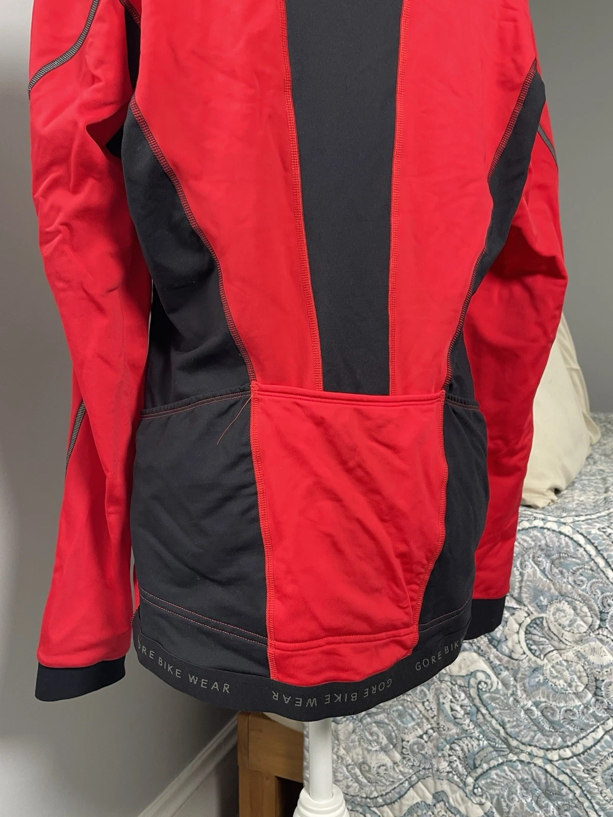 gore-bike-wear cycling full zip fleece reflect jacket