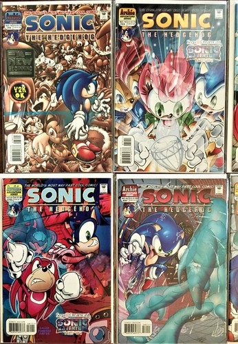 LOT 68: SONIC The HEDGEHOG 6 Comic Books #78-83 ~ 2000 Bagged & Boarded VF-/GD+ - Picture 4 of 12
