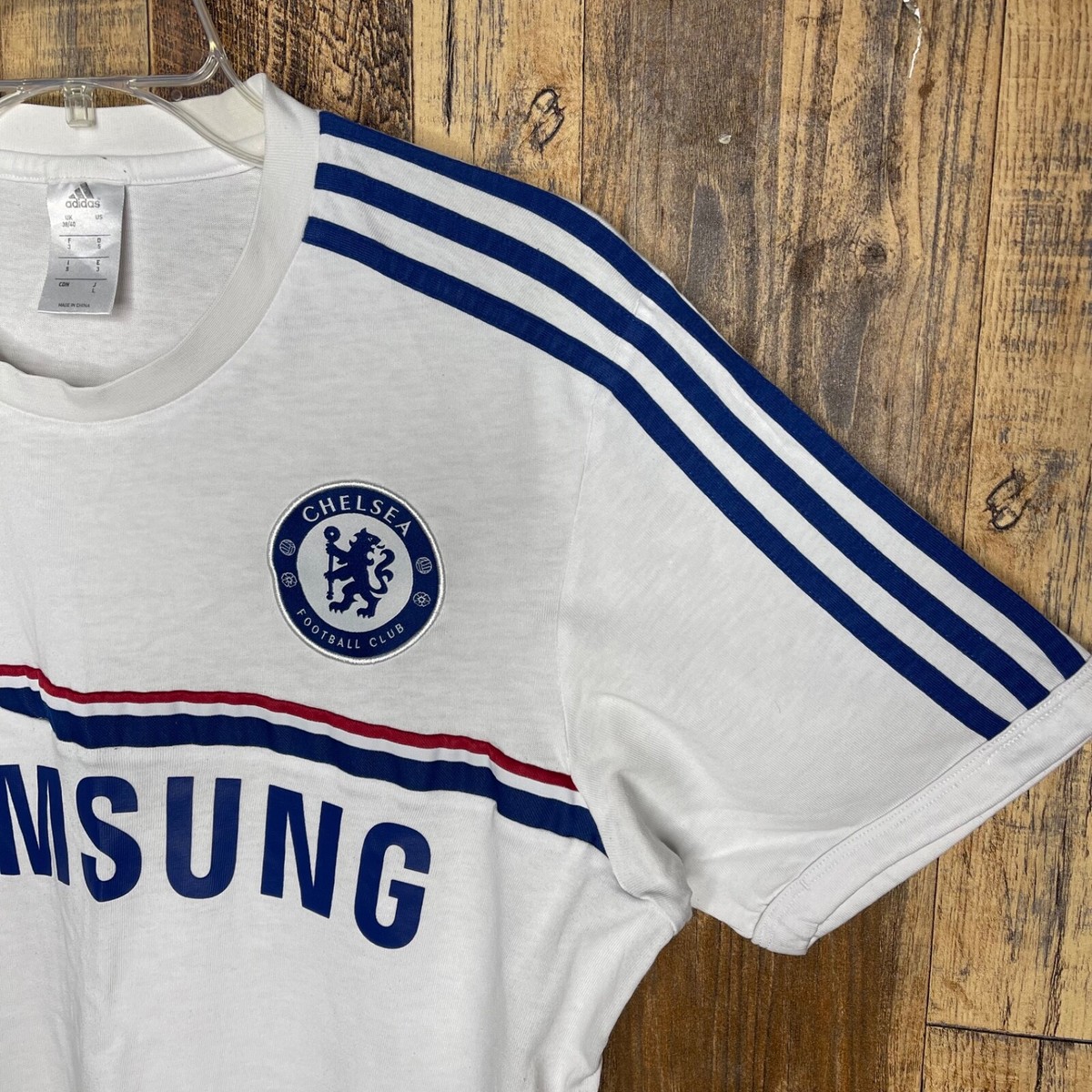 Adidas G89804 Chelsea FC Shirt Men's Small White Soccer Adidas G89804 Chelsea FC Shirt Men's Small White Soccer
