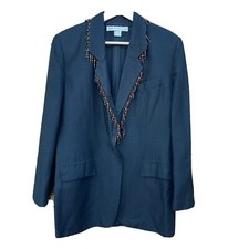 90s Beaded Fringe Blazer