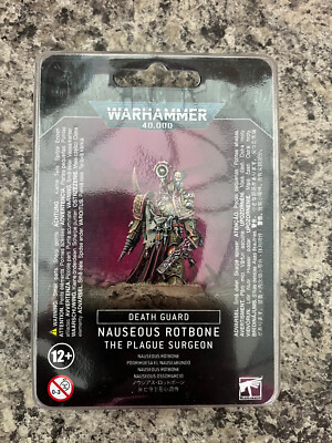 Nauseous Rotbone, The Plague Surgeon - Death Guard Warhammer 40k 40,000 New!
