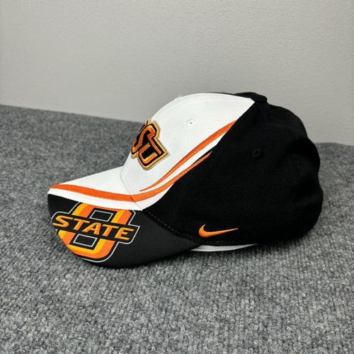 Oklahoma State OSU Nike Team Coach Embroidered Swoosh Dri-Fit One Size Hat NCAA - Picture 4 of 13