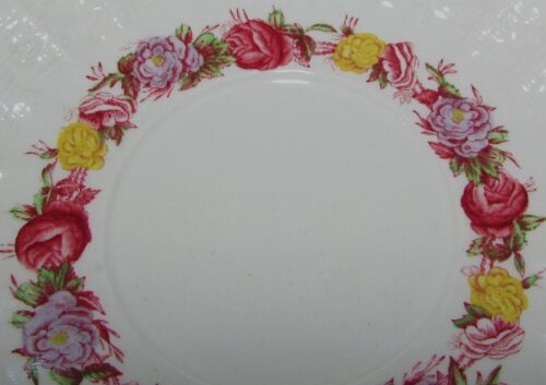 LOT OF 7 VINTAGE COPELAND SPODE BRIAR ROSE FOOTED TEACUPS & SAUCERS, USED - VG - Picture 9 of 21