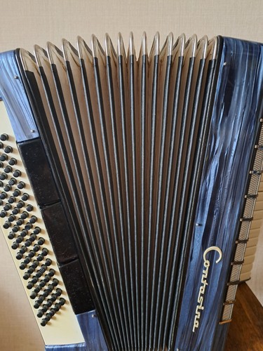 Deutsches Vintage Klavier Accodion Contasina 80 Bass mit Koffer - Bild 17 von 24