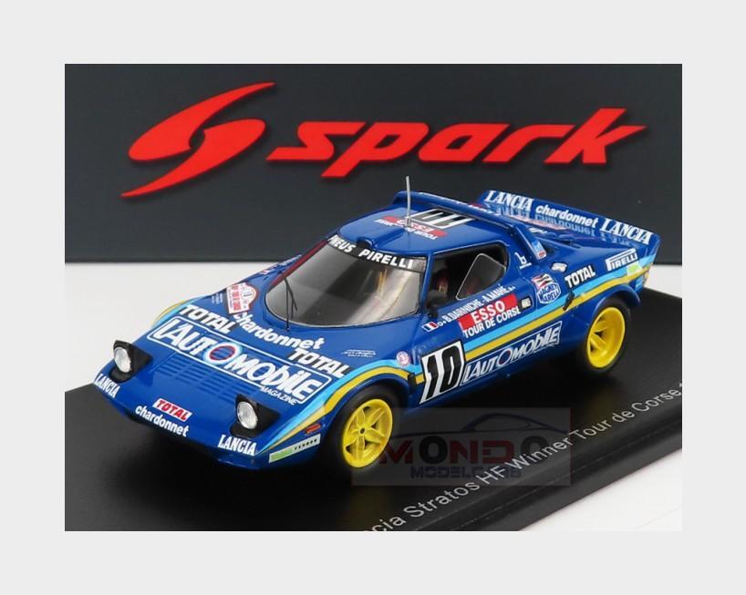 1:43 SPARK Lancia Stratos Hf #10 Winner Rally Tour De Corse 1981 
