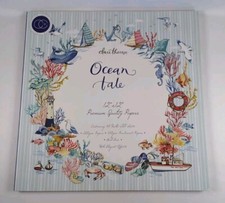 Craft Consortium Double-Sided Paper Pad 12" X 12" 40/Pkg - Ocean Tale - NEW