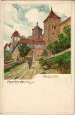CPA AK Rothenburg Kobolzellertor GERMANY (1077317)