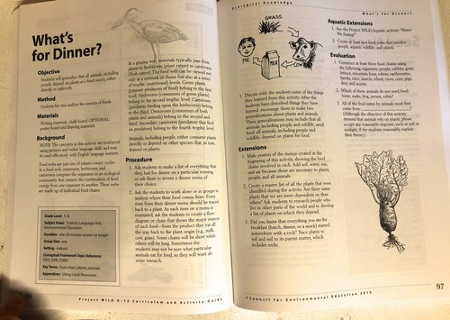 Project Wild & Project Wild Aquatic K-12 Curriculum & Activity Guide - Picture 4 of 4