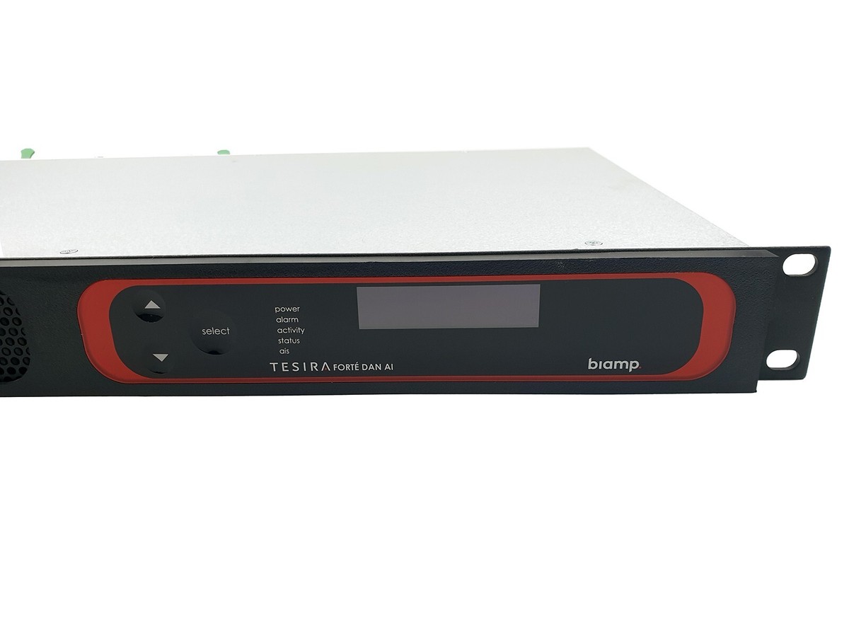 biamp TESIRA FORTE DAN AI FIXED I/O DSP digital audio server | eBay
