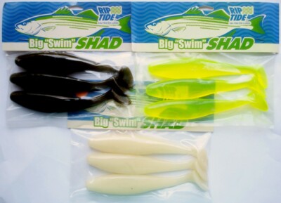 RIP TIDE Big Swim SHAD SW 14 cm. Gummifisch, Raubfische, Köder, Zander, Barsch