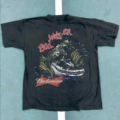 Budweiser Gator Frogs T Shirt Vintage Grunge Y2K Tapout Goth Budweiser Gator Frogs T Shirt Vintage Grunge Y2K Tapout Goth