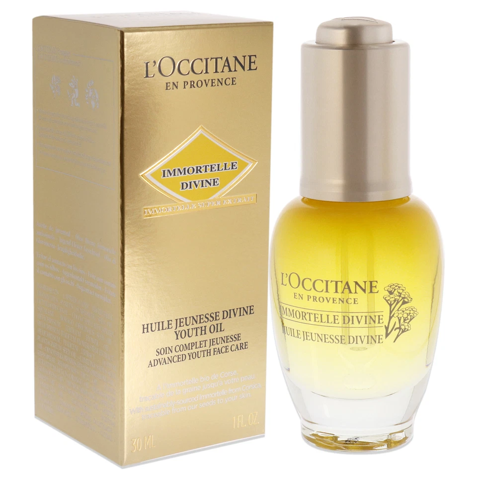 Aceite Divine Youth de L'Occitane para unisex - aceite de 1 oz Foto 3 de 4