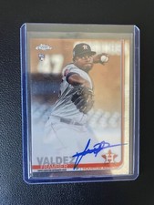 2019 Topps Chrome Framber Valdez Rookie Auto Autograph NO HITTER CY YOUNG Astros