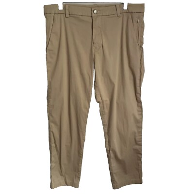 Lululemon Commission Pant Classic ABC Tan Size 33 Style