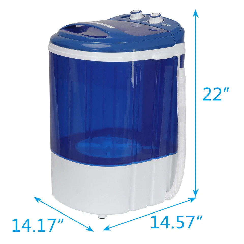 Compact Mini laundry Washing Machine Portable Washer and Spinner Drain Pump Hose - Image 2 of 4