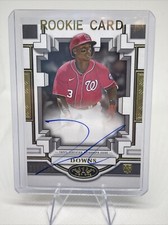 2023 Topps Tier One Break Out RC Auto #255/299 -Jeter Downs -Nationals