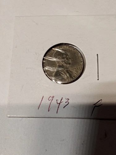 1943 Steel Penny one P,  in  fine condition