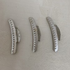 Vintage Aluminum Wave Clips By Goody Set Of 3
